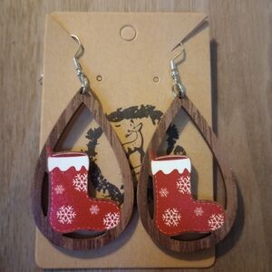 Christmas stocking earrings!